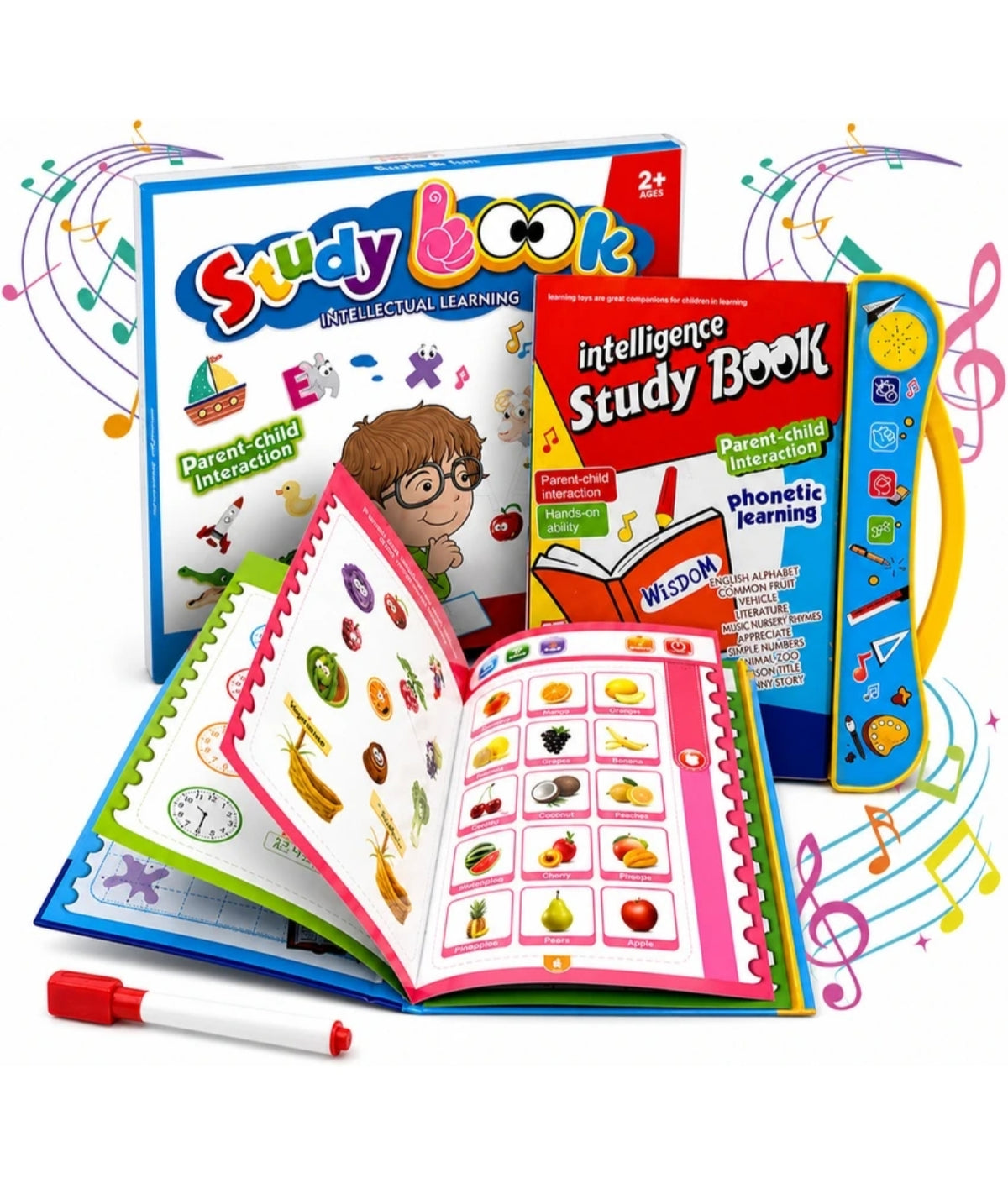 Kids Intelligent Study Book with Interactive Talking Pen | Early Learning Educational Book for Children