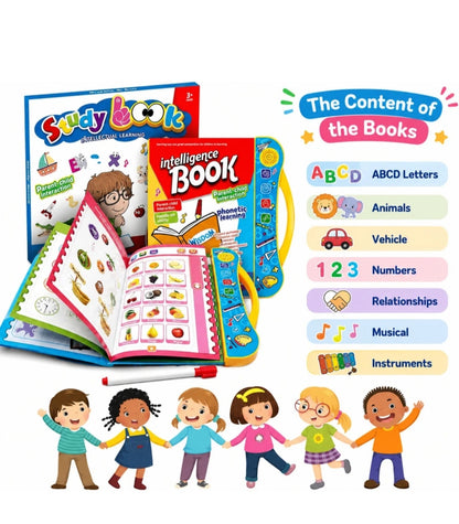 Kids Intelligent Study Book with Interactive Talking Pen | Early Learning Educational Book for Children